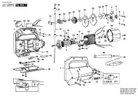 Bosch 0 601 579 003  Jig Saw 220 V / Eu Spare Parts